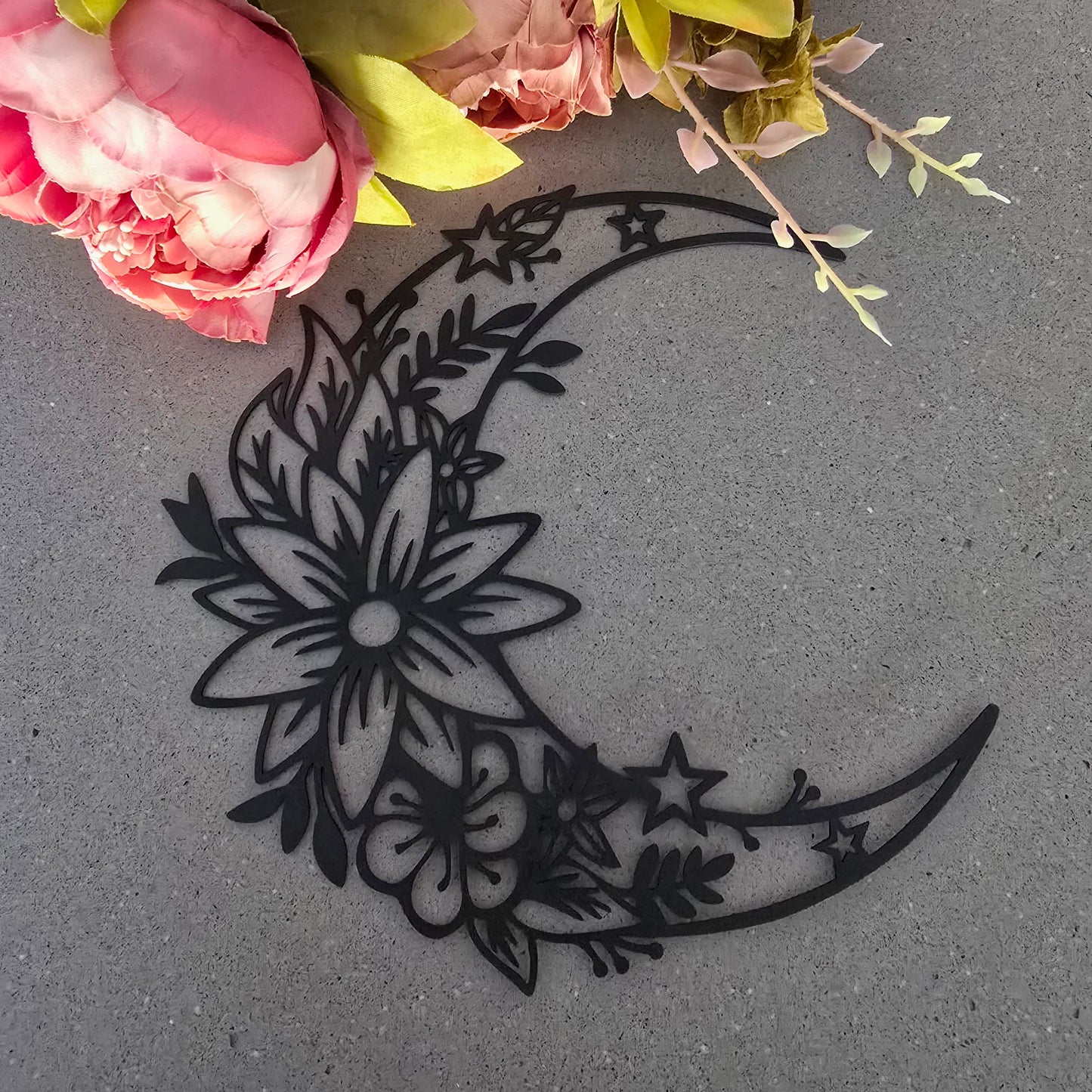 Under an Endless Moon Metal Wall Art