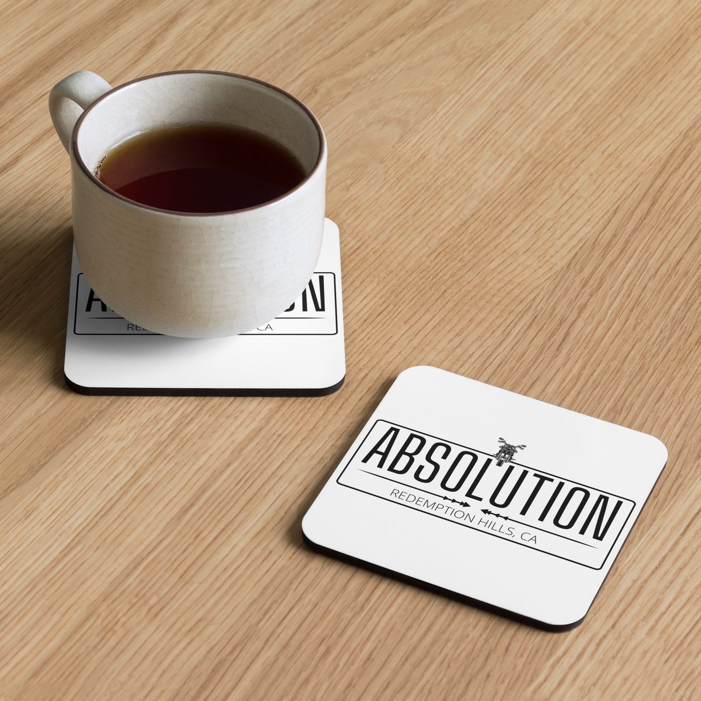 Absolution Cork-Back Coaster